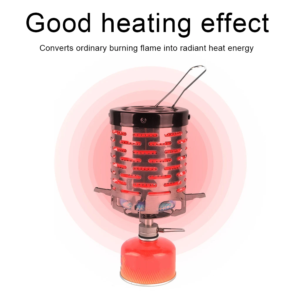 Mini Heater Outdoor Camping Portable Autumn And Winter Tent Stove Stainless Steel Heating Cover | Спорт и развлечения