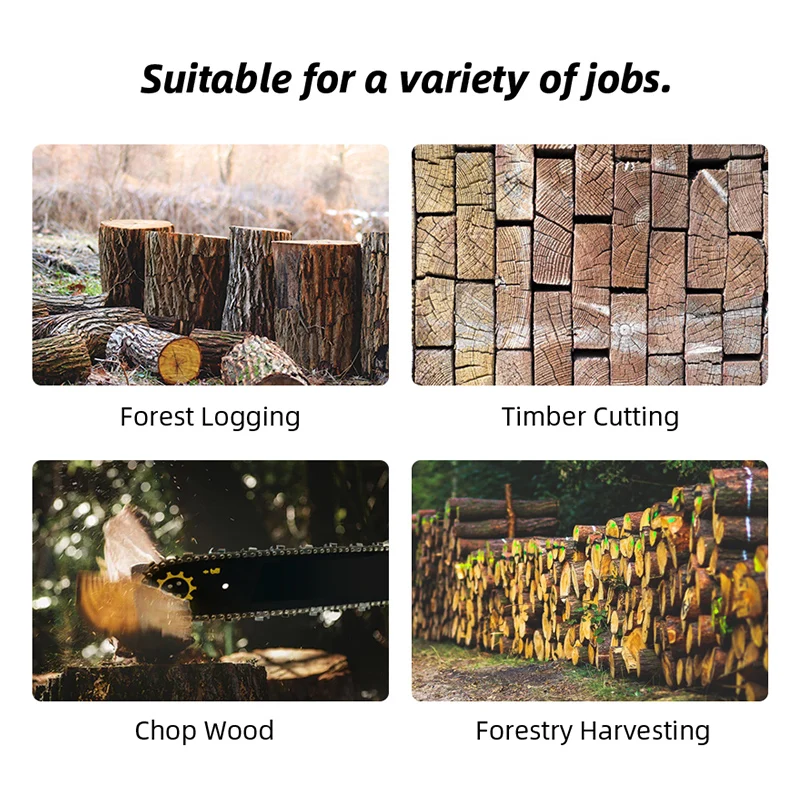 Цепная пила 87CC 2-тактная бензиновая цепная для резки и лесозаготовки цепные пилы