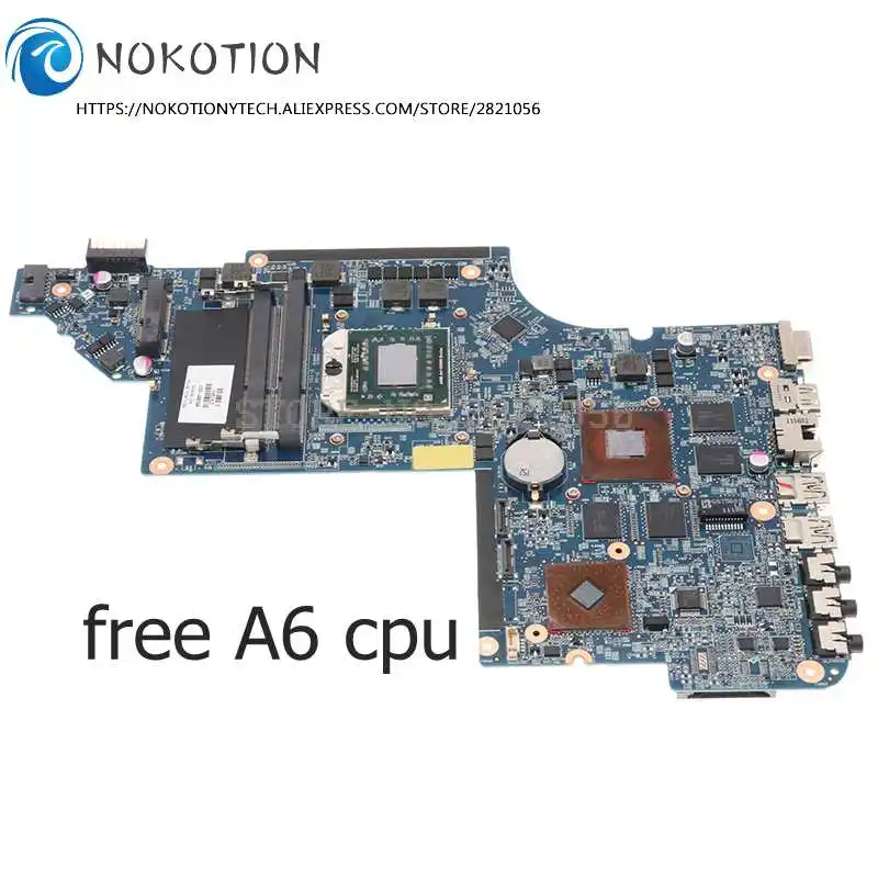NOKOTION 650854-001 665284-001 665281-001 650851-001 для HP PAVILION DV6 DV6-6000 разъем материнской платы ноутбука