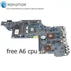 NOKOTION 650854-001 665284-001 665281-001 650851-001 для HP PAVILION DV6 DV6-6000, разъем для материнской платы ноутбука FS1, Бесплатная A6