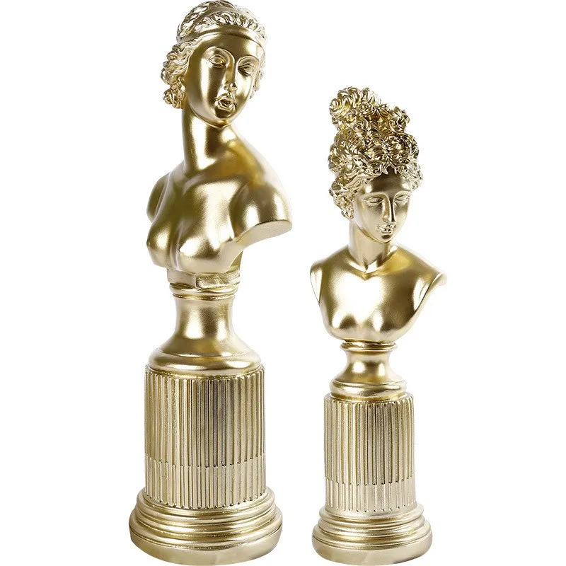 

Nordic статуя богини минималистский персонаж из смолы скульптура украшение дома аксессуары в современном винтажном стиле рождественские укр...