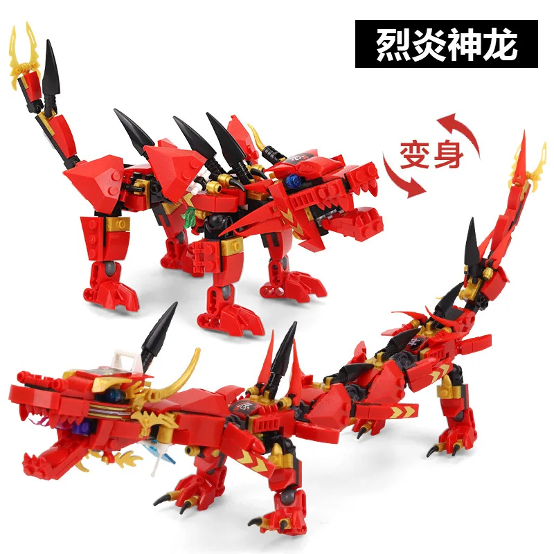 Совместимые с ninjago фигурки Дракон мех создатель дракон мини Кирпичи игрушки для