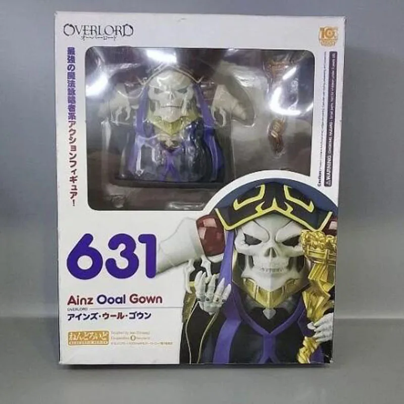 

10CM Ainz Ooal Gown Anime Overlord PVC Action Figure Cute Removable Accessorie Figurine Model Doll Toy Gift Movie Collection