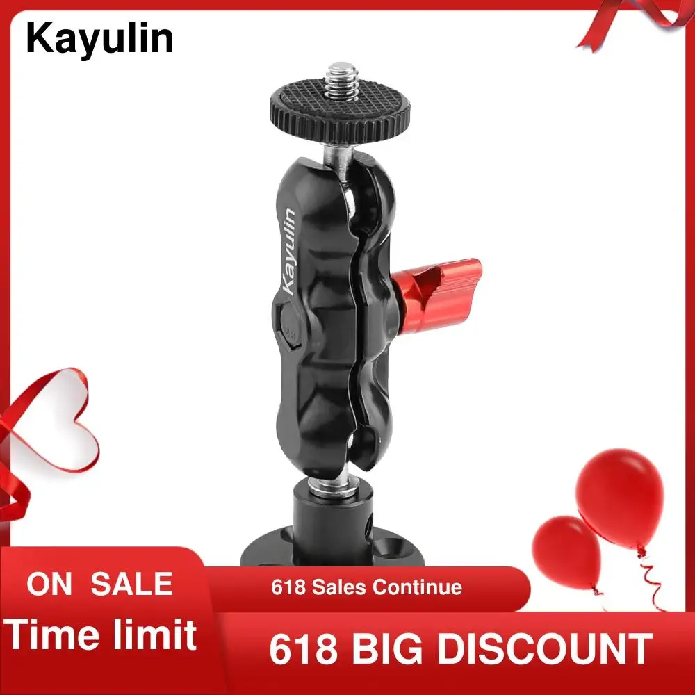 Настенное потолочное мини крепление Kayulin 1/4 20 с шариковой головкой для монитора