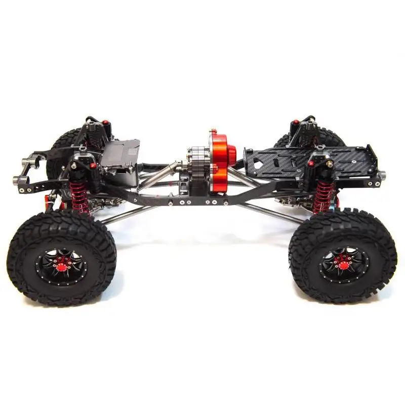 RCtown(обратная обновленная версия) 1/10 универсальная 313 колесная база рама CNC полностью Металлическая TRX4 SCX10
