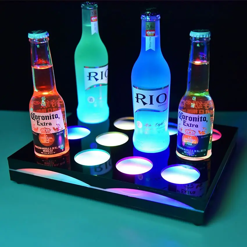 Квадратная акриловая пластиковая перезаряжаемая светодиодная Подставка для