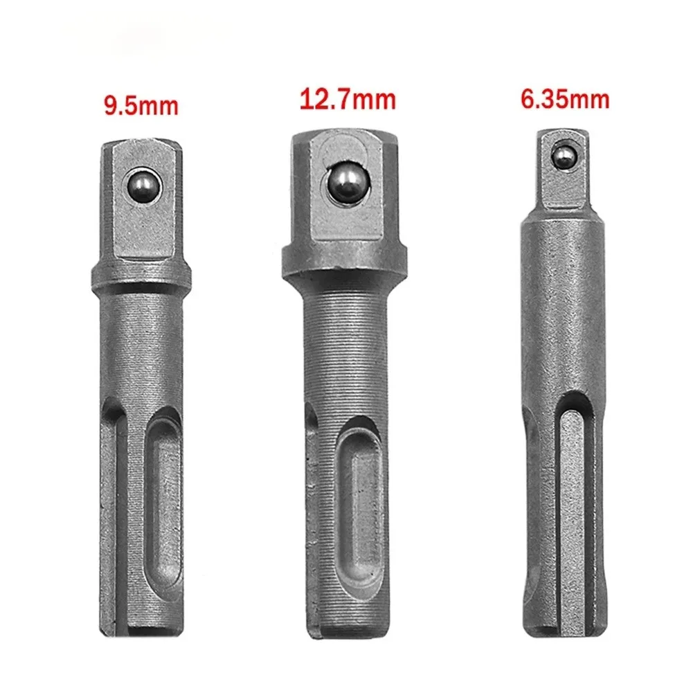 

3 шт., адаптер для дрели, 1/4 дюйма, 3/8 дюйма, 1/2 дюйма