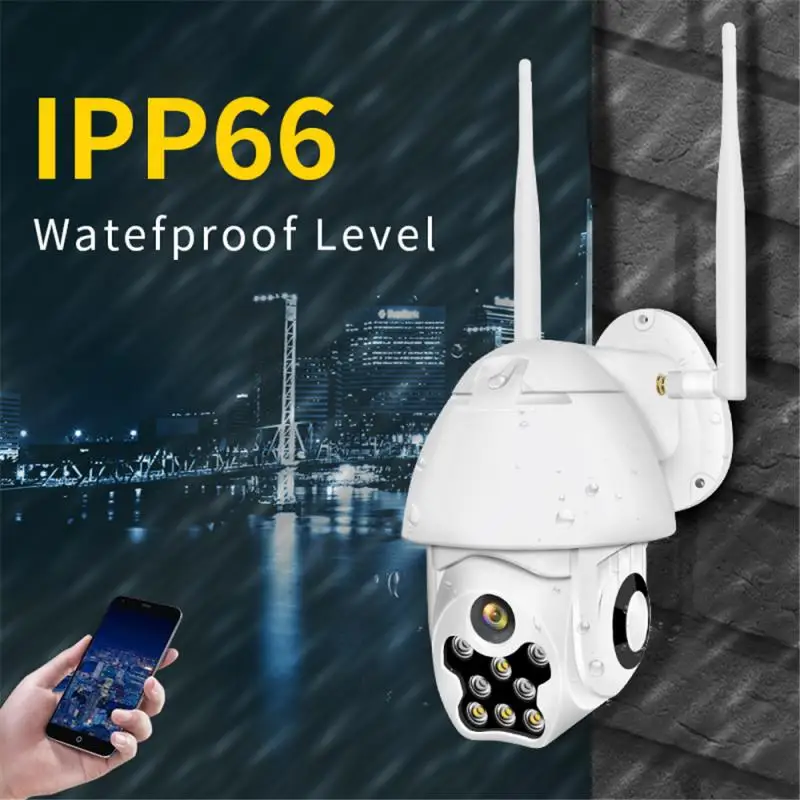 Wi Fi IP беспроводная камера безопасности 1080P HD видеонаблюдения аудио Onvif 2MP ИК