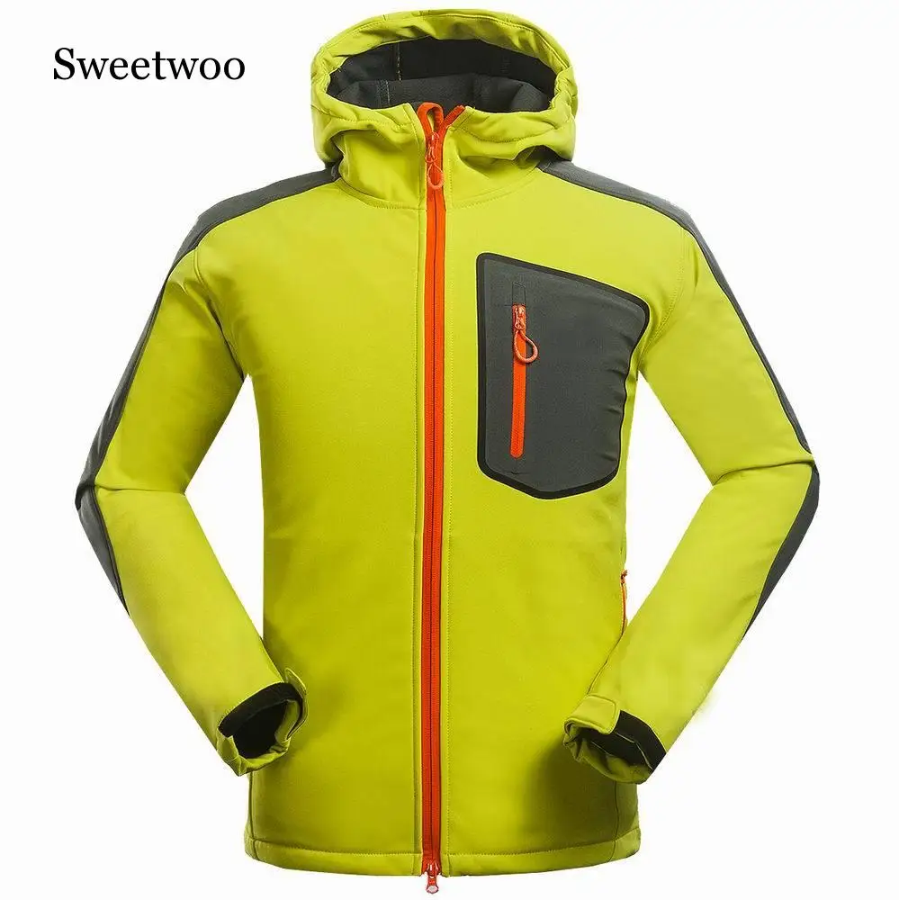 2019 Мужские осенне зимние флисовые Soft Shell походная куртка спортивная для катания