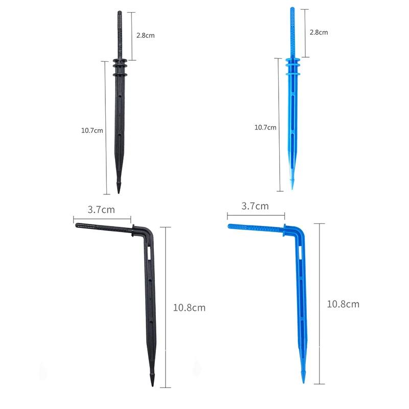 50 шт. капельный излучатель с изогнутой стрелкой микро капли Водосберегающие
