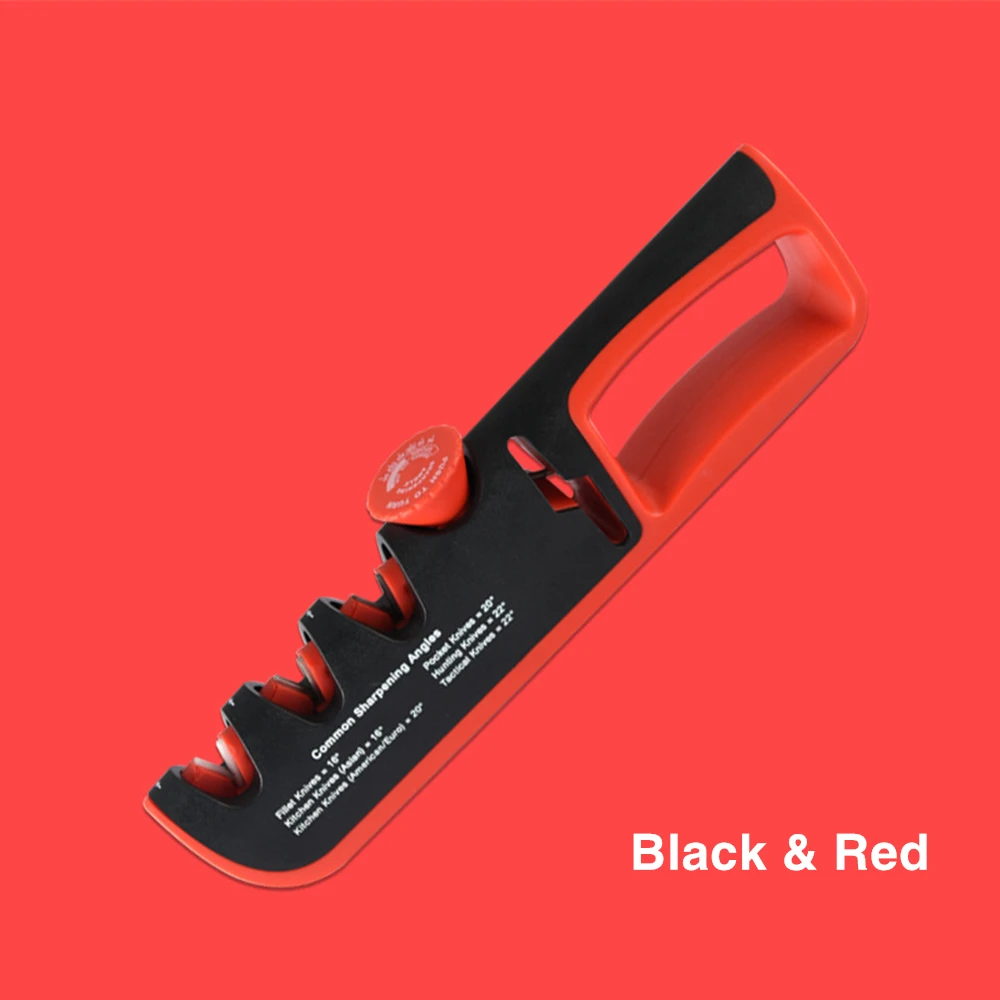 4 Stages Professional Kitchen Sharpener Angle Adjustable Knife Multifunction Sharpening Stone Grinder | Дом и сад