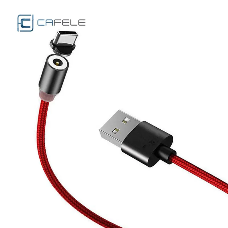 Кабель Micro-USB Магнитный светодиодный свет быстрая зарядка type-c кабели для