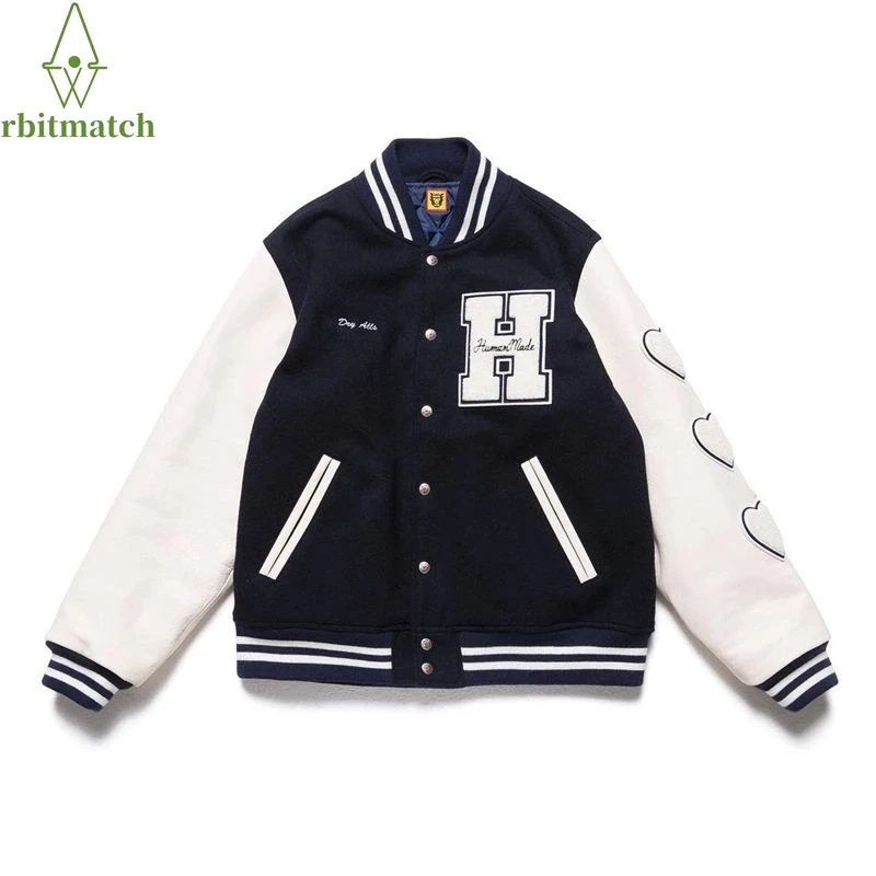 

Новая Куртка Varsity для мужчин и женщин с меховой вышивкой в стиле хип-хоп, бейсбольные пальто, куртка-бомбер в стиле Харадзюку, унисекс