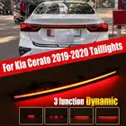Три Функции ABS светодиодный для Kia Cerato для Forte 2019-2020 автомобильные задние фары s дневные ходовые огсветильник стосветильник-сигнал