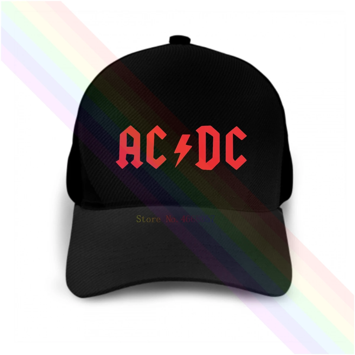 Новое поступление стильная классическая черная бейсболка с логотипом AC DC
