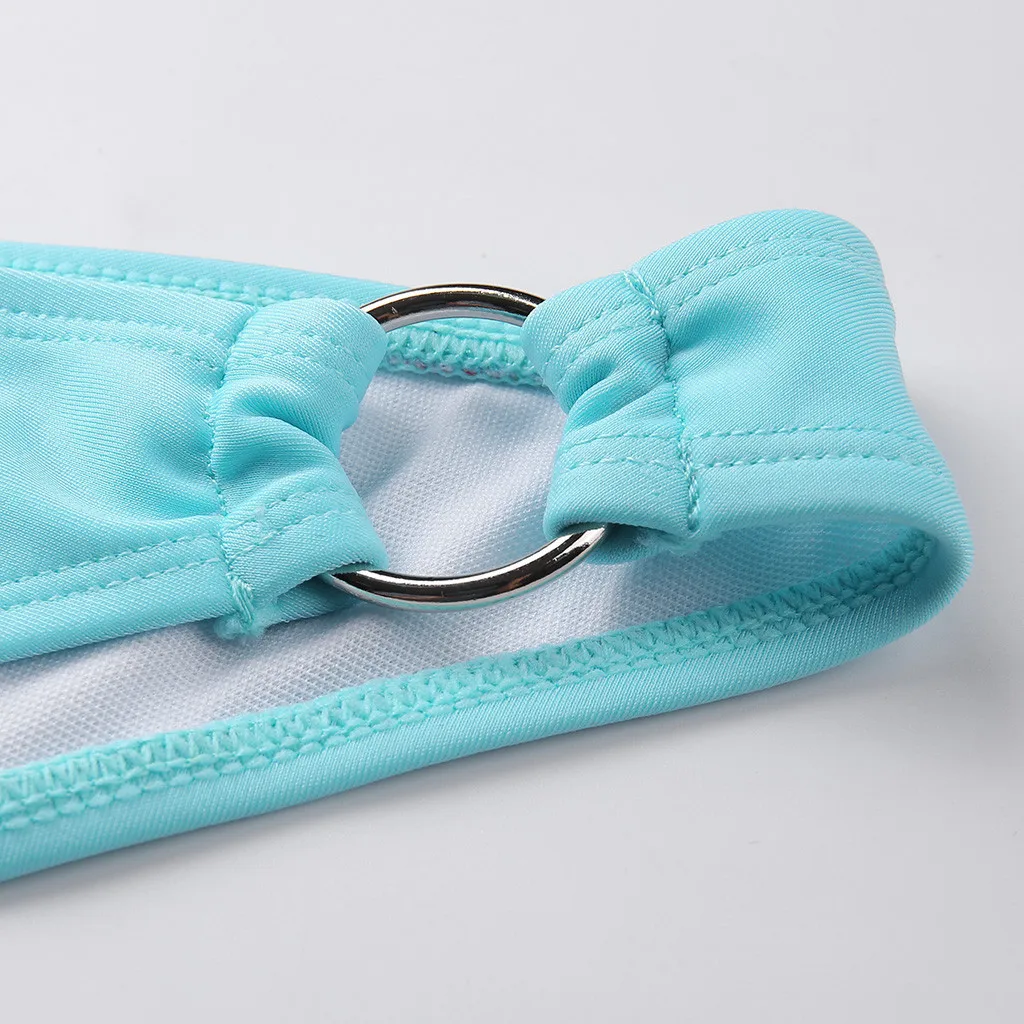 Женский купальник Леопардовый Гавайский принт пуш ап сексуальный бикини набор