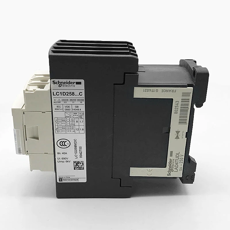 

Контактор звездообразного запечатывания для лифта Thyssen LC1D098 128 188 мпостоянный ток в, контактор постоянного тока