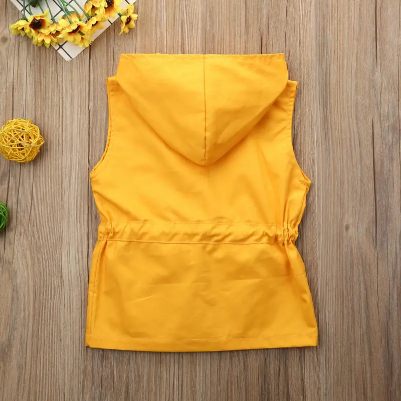 Emmaaby/Детская жилетка для маленьких мальчиков и девочек Модный жилет теплая