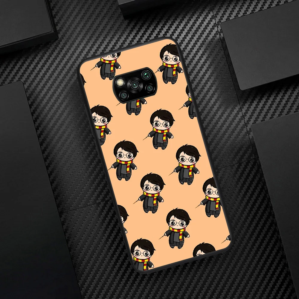 

Harries Potters Phone Case Cover Hull For Xiaomi Mi A2 A3 8 9 SE 9T 10 10T Lite Pro Ultra Poco X3 black Shell Painting Cover