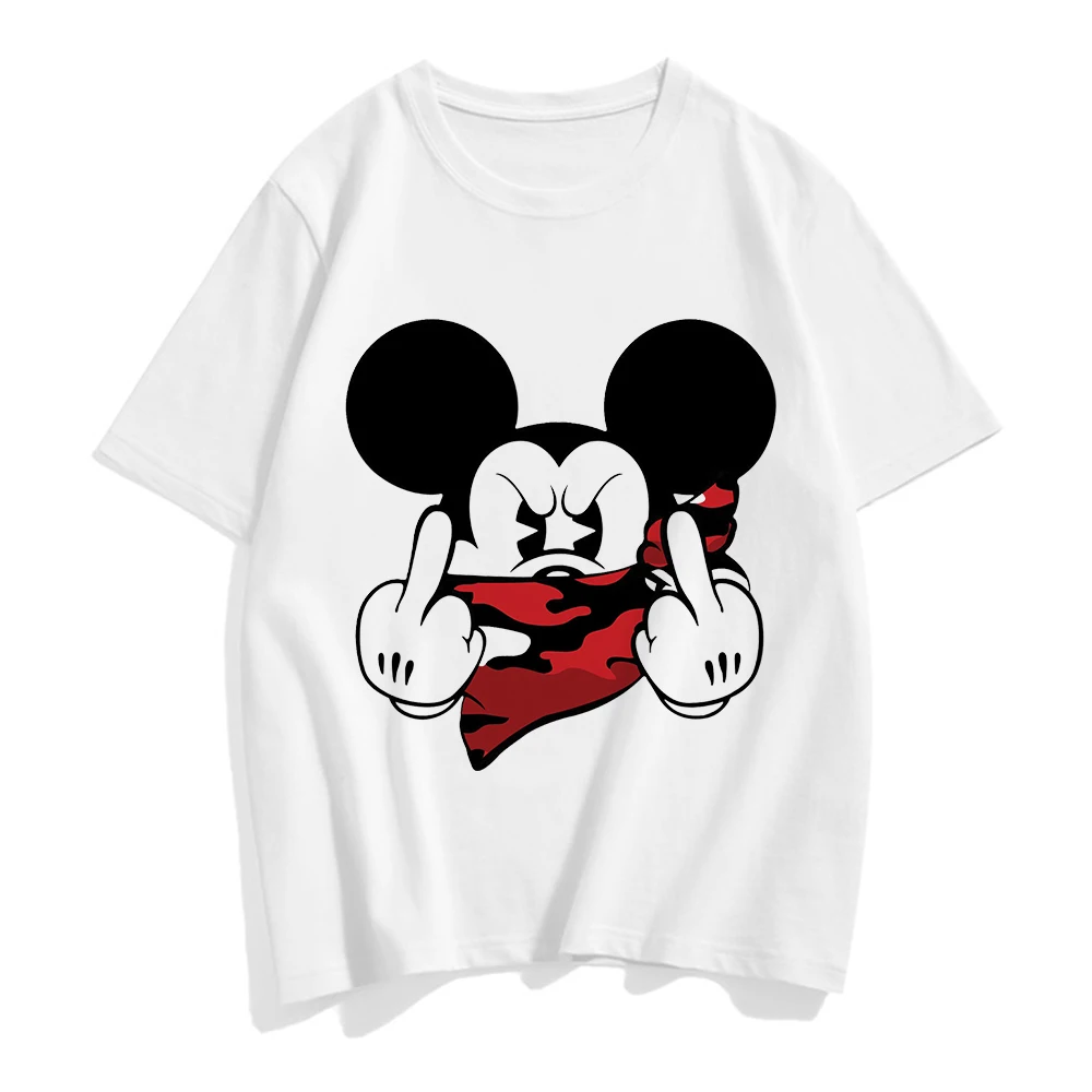 New Minnie Mouse T Shirt Women Kawaii Top Cartoon Graphic Tees Funny Harajuku Disney T-shirt Unisex Fashion Tshirt Female cheap graphic tees