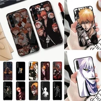 bleach anime ichigo kurosaki phone case for huawei p20 p30 p10 plus p8 lite p9 lite back coque for psmart 2019 p20 pro p10 lite