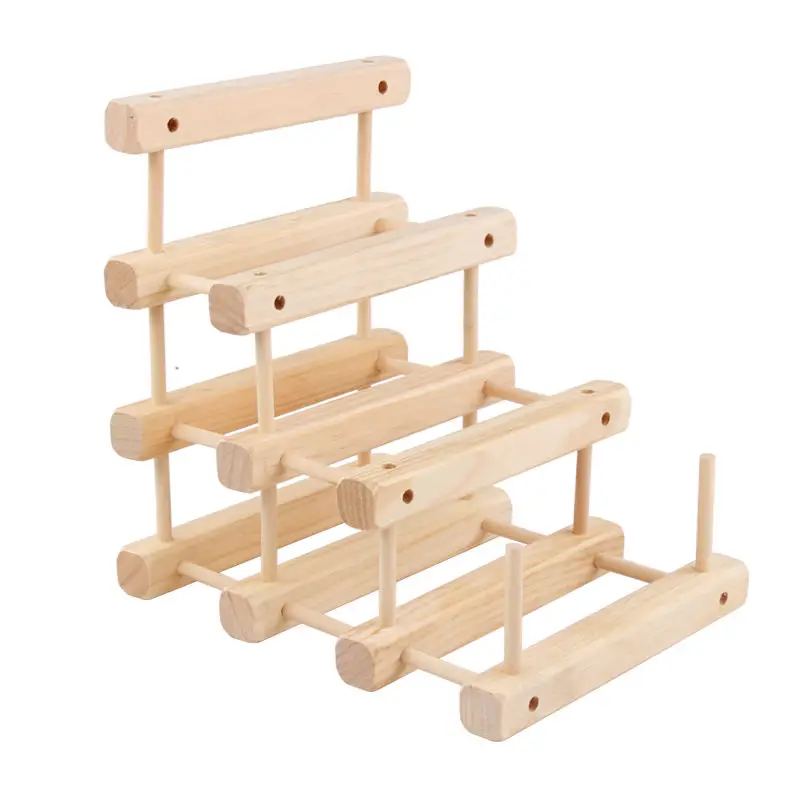 

Винная стойка из массива дерева, Европейский Креативный винный держатель, бытовая Винная стойка, винный шкаф, винный шкаф, демонстрационная...