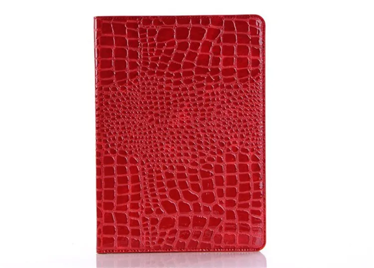 Подставка под крокодиловую кожу Флип кожаный чехол для ipad 2, 3, 4 планшета fundas чехол s для ipad 4 ipad 3 ipad 2+ защита экрана - Цвет: red