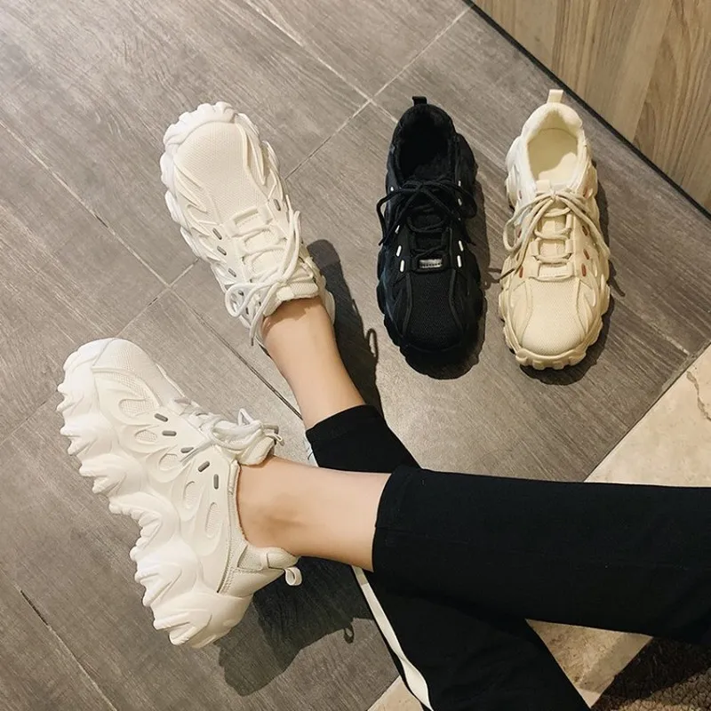 Модная женская обувь на толстой подошве Женская Удобная индивидуальная