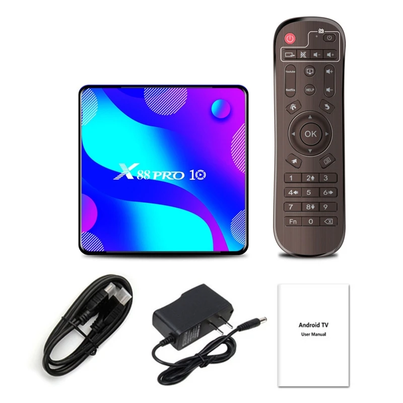 

And roid 10.0 Smart TV Box MAX 4GB RA M 128GB ROM RK3318 Dual Wifi Set Top Box R9CB