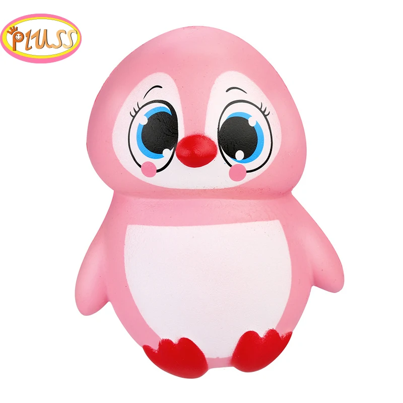 Female Pink Penguin Squishy Slow Rebound Simulation Doll Squeeze Toy Novel Decompression Toys Baby Children Party Gift