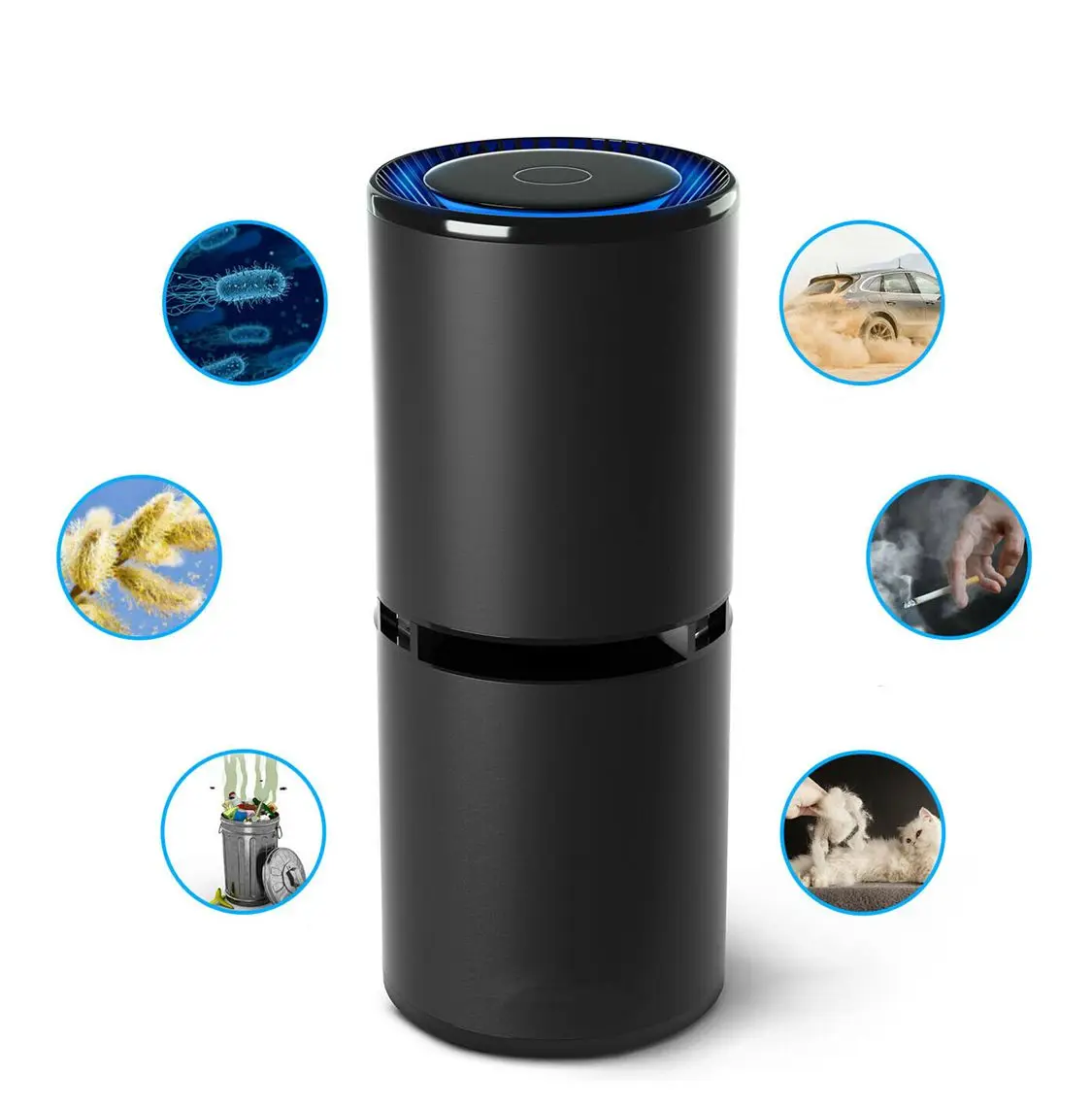 

Car Air Purifier Portable 8 million pcs Negative Ion Purifiers USB Air Purifier Anion Air Cleaner Freshener for Car Home Office