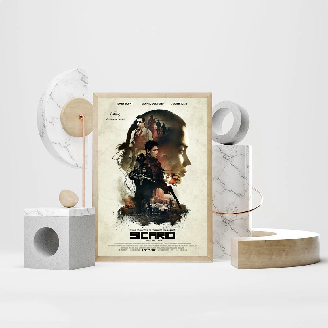 Плакат из фильма Сицирио настенная живопись украшение для дома (без рамки)