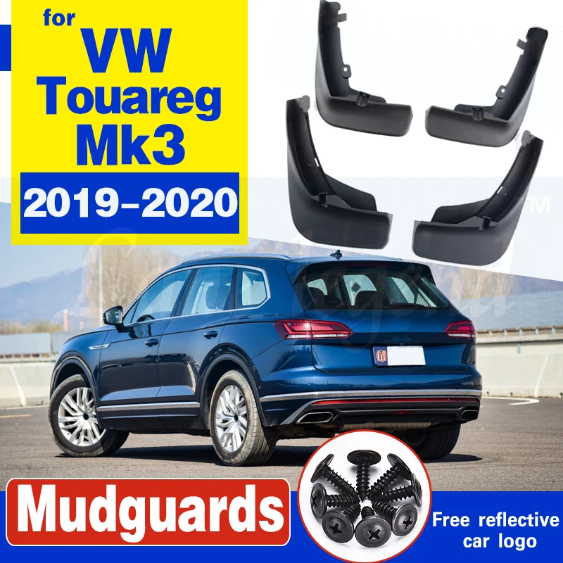 Передние и задние брызговики для VW Touareg 2019 2020 MK3 набор крыло брызговиков