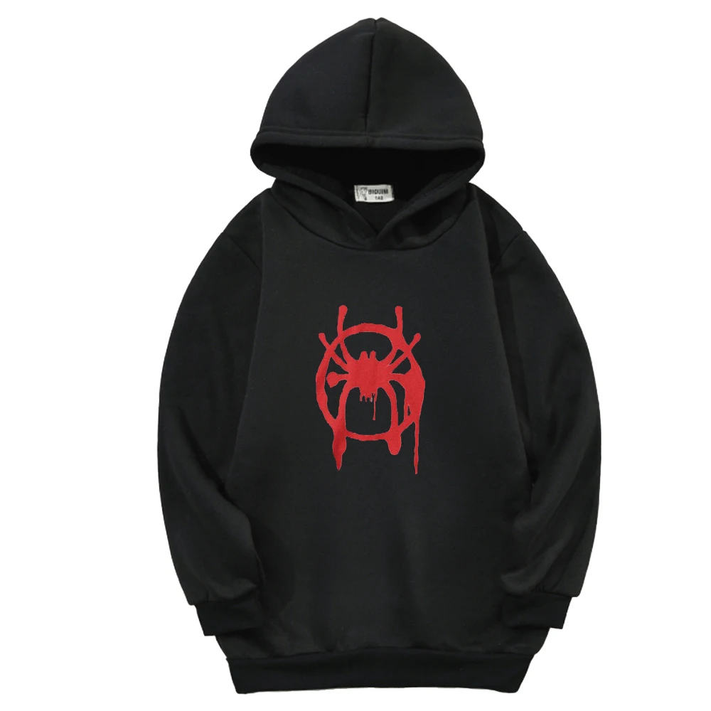 

Cartoon Spider Verse Toddler Pullover Hoodie for Boys Unisex Fashion children outwear kids clothes girls Sweatshirt with hood