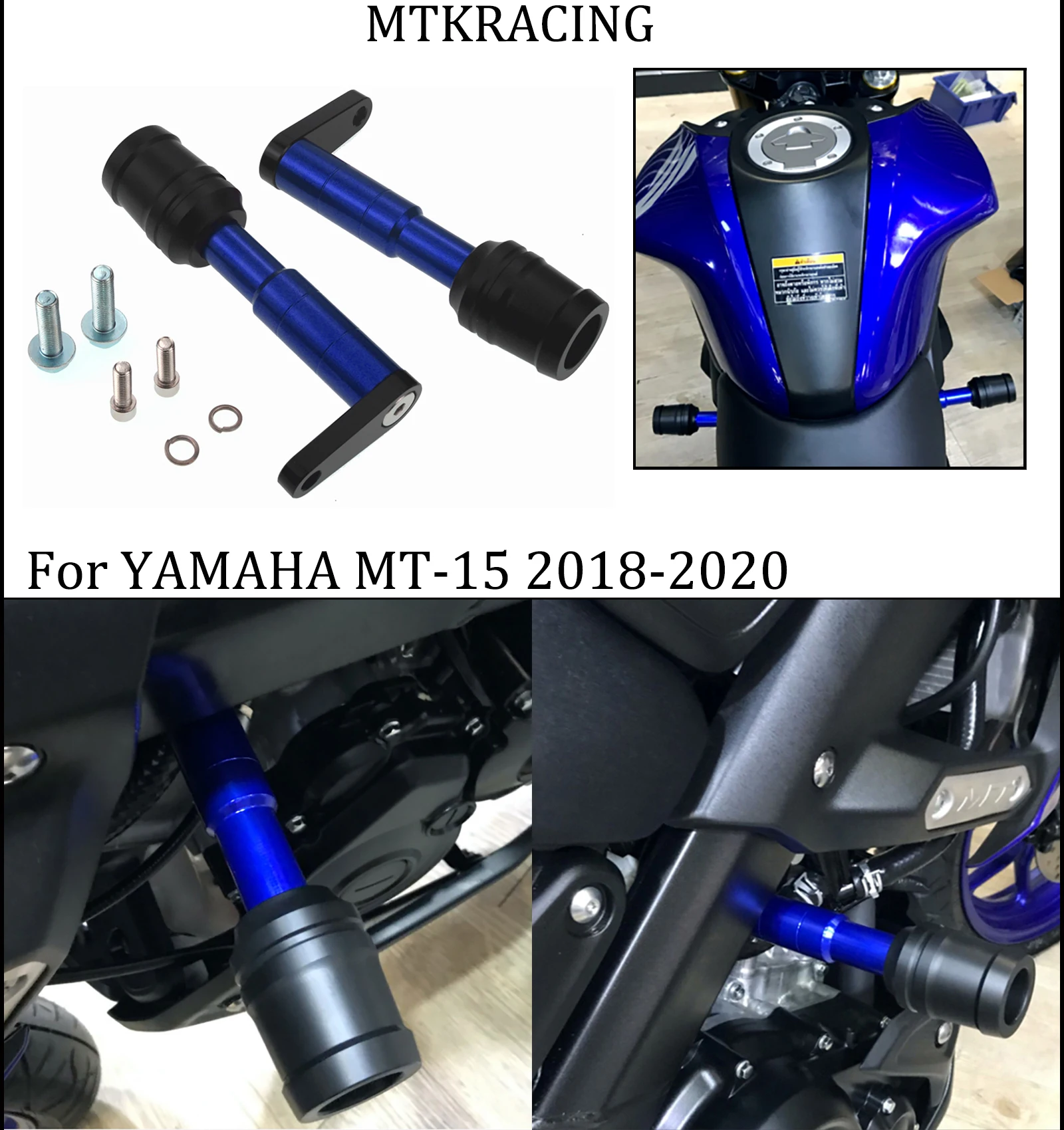 Мотоцикл acce ssories анти падение мяч ломать страхование для YAMAHA MT 15 MT15 mt | Отзывы и видеообзор