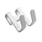 Космический алюминиевый крючок для стеклянной двери душа, вешалка для полотенец, вешалка, органайзер для ключей