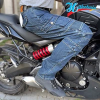 2021 motorcycle anti fall jeans riding trousers off road motocross riding pants zipper design with protection leisure