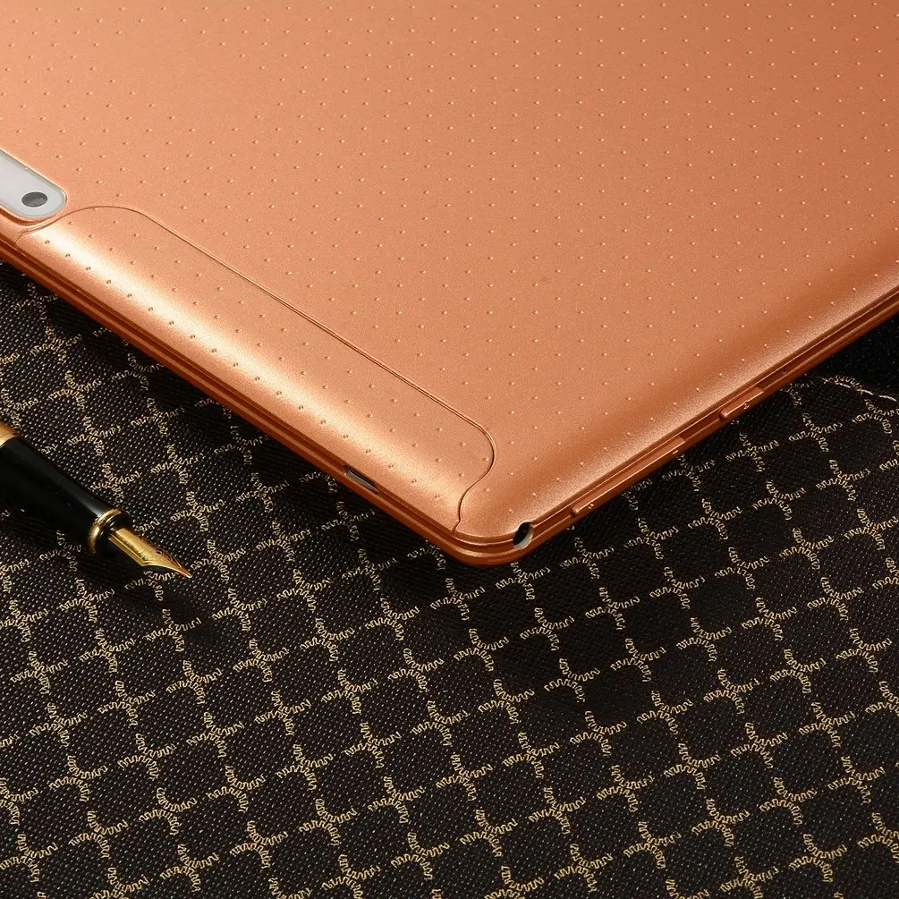 

KT107 Plastic Tablet 10.1 Inch Large Screen Android 8.10 Version Fashion Portable Tablet 8G+64G Gold Tablet Gold EU Plug