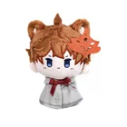 Брелок для ключей Genshin Impact Morax, плюшевая кукла, тартаглия, барбатос, Zhongli, аксессуары