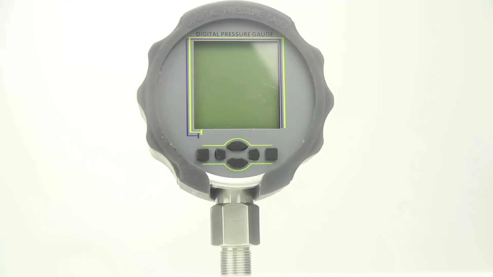 High Precision battery powered digital oil pressure gauge with backlight