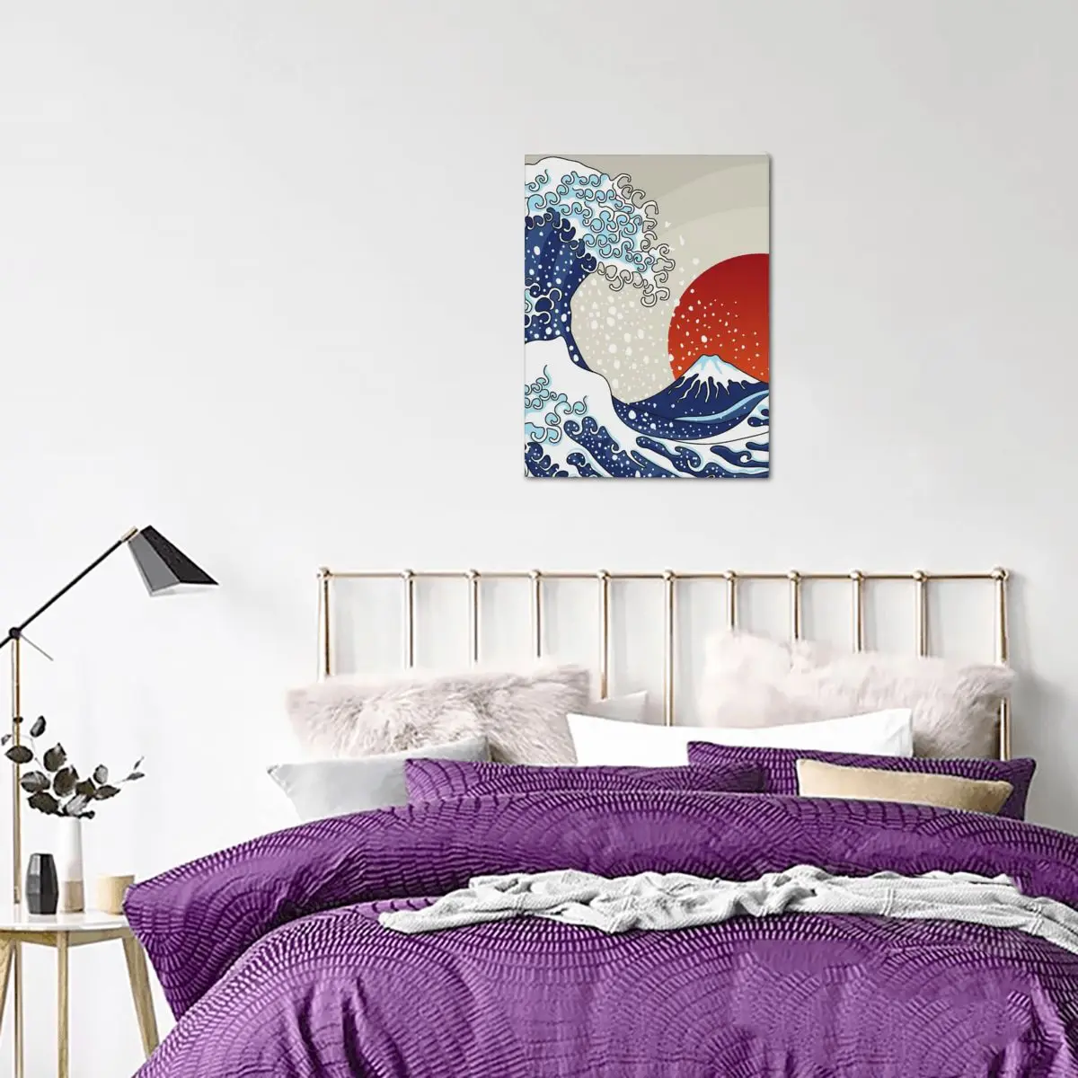 

Canvas Painting Japanese Wave Wall Art Poster and Print Wall Picture for Living Room Decoration Home Decor