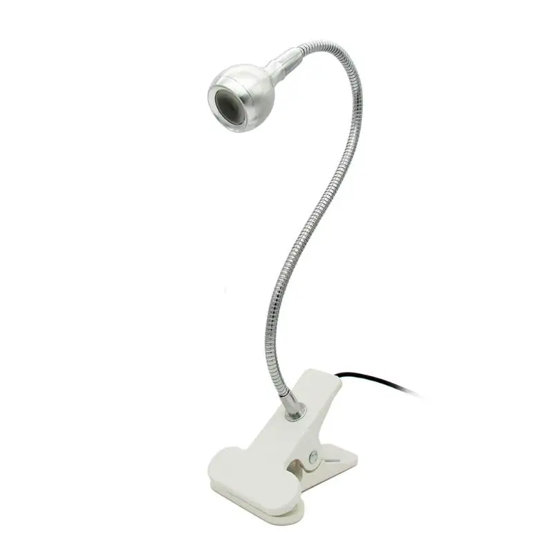 Горячая Распродажа USB Перезаряжаемый зажим светодиодный светильник для чтения