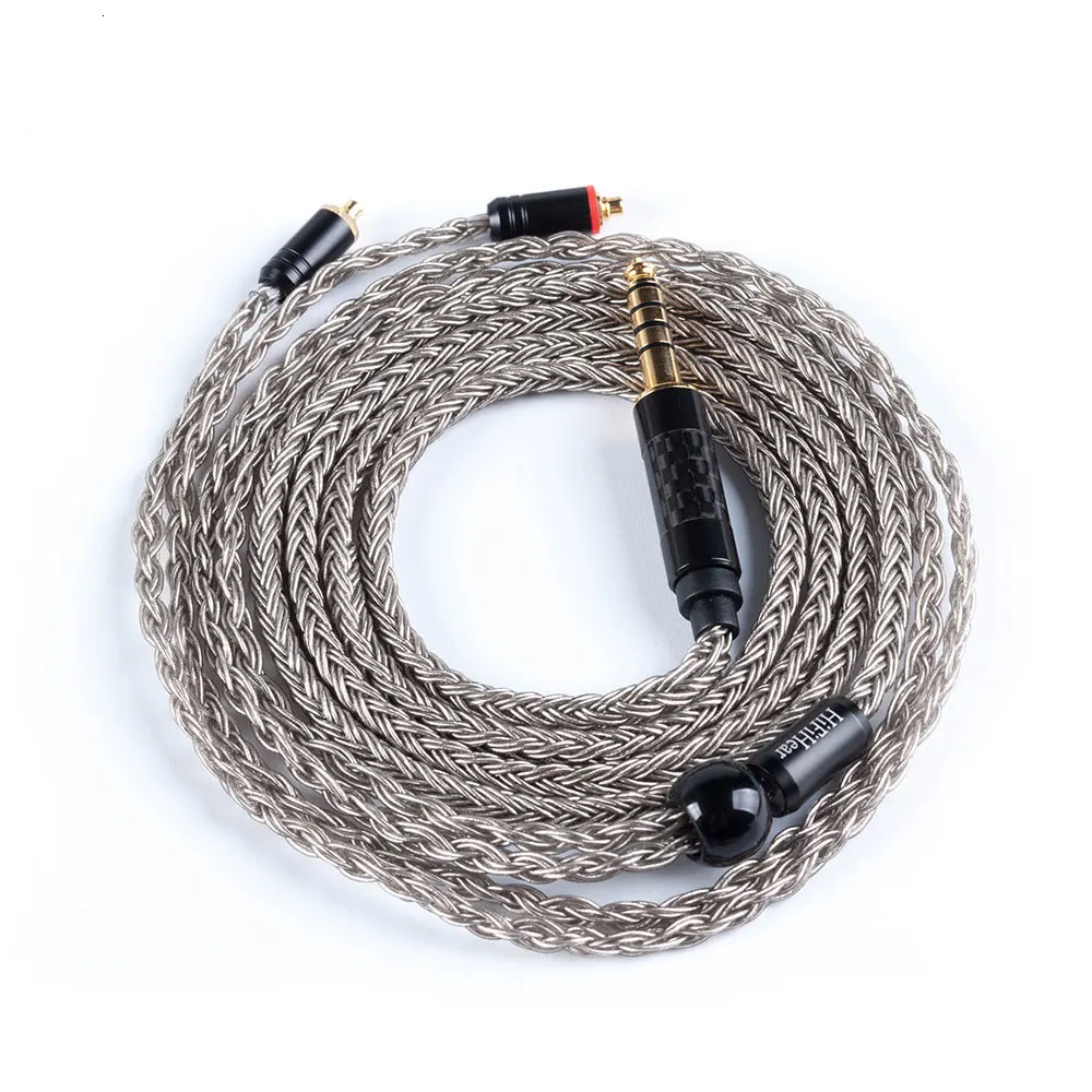 AK Hifihear 16 Core посеребренный кабель 2,5/3,5/4,4 мм Баланс зарядный кабель с MMCX/2pin разъем для TRNX6 ZSX ZS10 PRO AS10 C12/C10