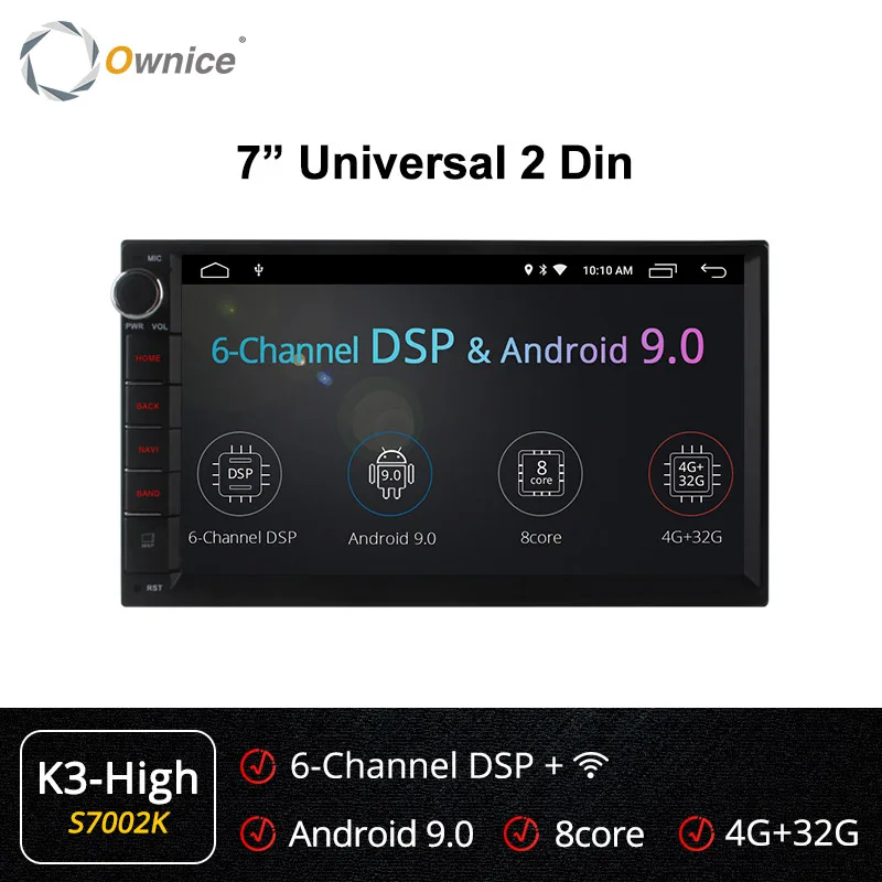 Ownice C500 Android 6,0 Octa Core 2 din универсальный для Nissan gps Navi BT Радио стерео аудио плеер(нет DVD) Строить-в 4G Moudule - Цвет: S7002 K3 HIGH