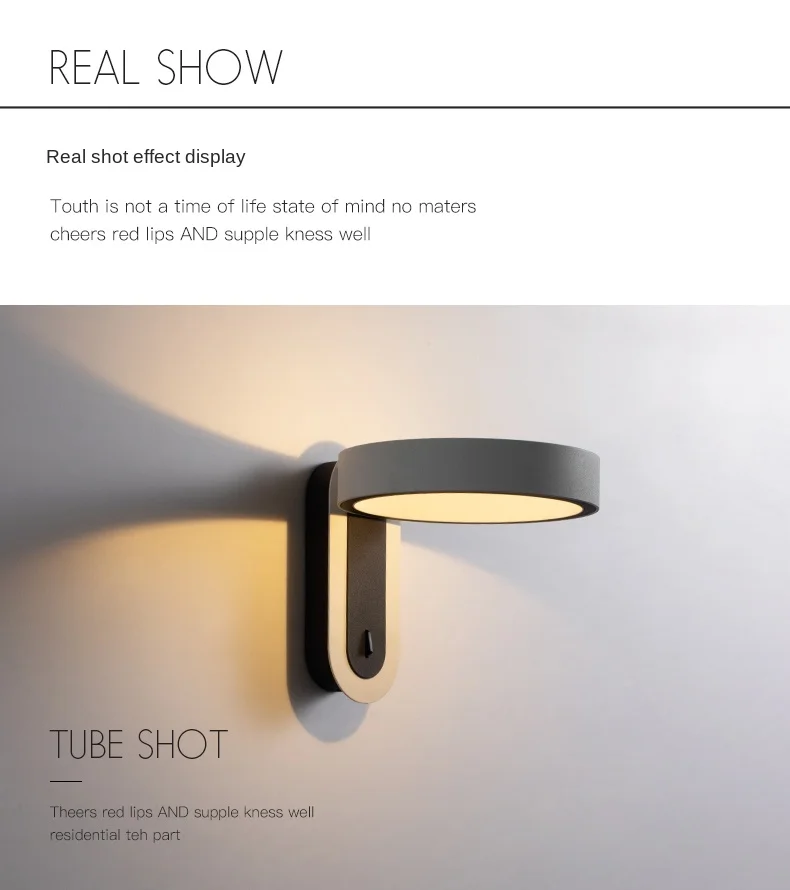 

zq Angel Ring LED Wall Lamp Bedside Bedroom Simple Modern Living Room Creative Girl Wall Lamp