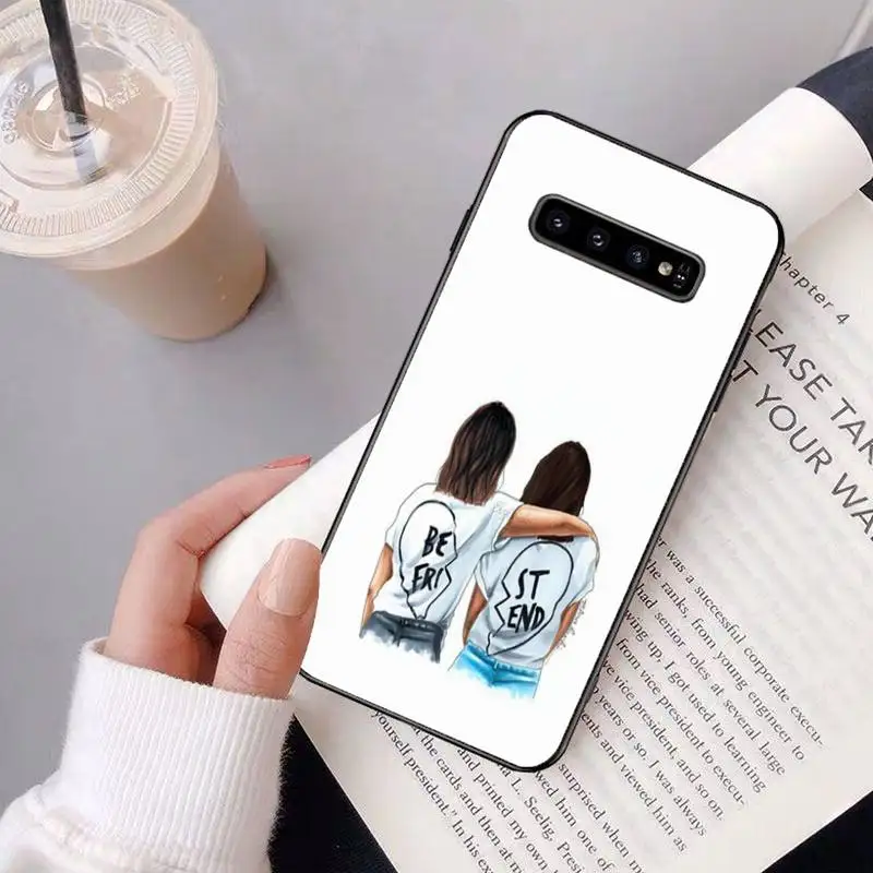 

Best Friend Luxury Brand Phone Case Back Shell For Samsung Galaxy S8 S9 S10e S20 PLUS J6 J600 Cases Cover