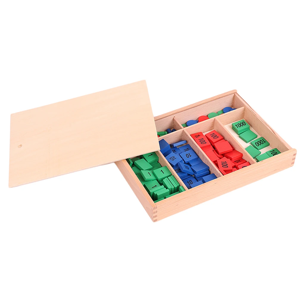 

Wooden Montessori Stamp Game Toy Kit for Kids Children Toddler Early Preschool