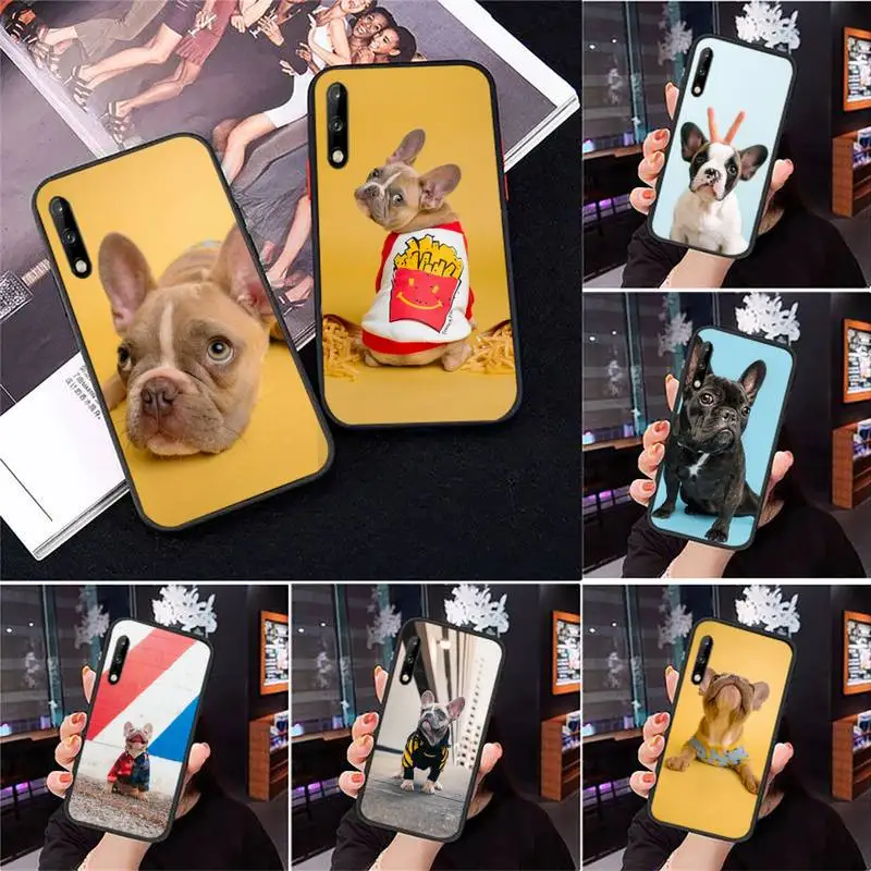

French Bulldog Dog Animals Phone Case for Huawei mate9 10 20X 30 40 pro PSmart2019