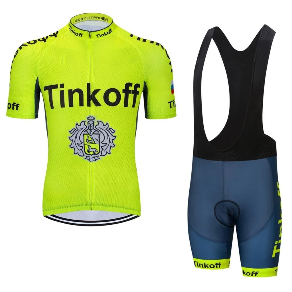 Saxo Bank Tinkoff Ropa Ciclismo/ciclo Ropa Ciclismo Спортивная одежда/bicicleta de carreras Ropa Ciclismo Джерси 9D нагрудник шорты - Цвет: C10