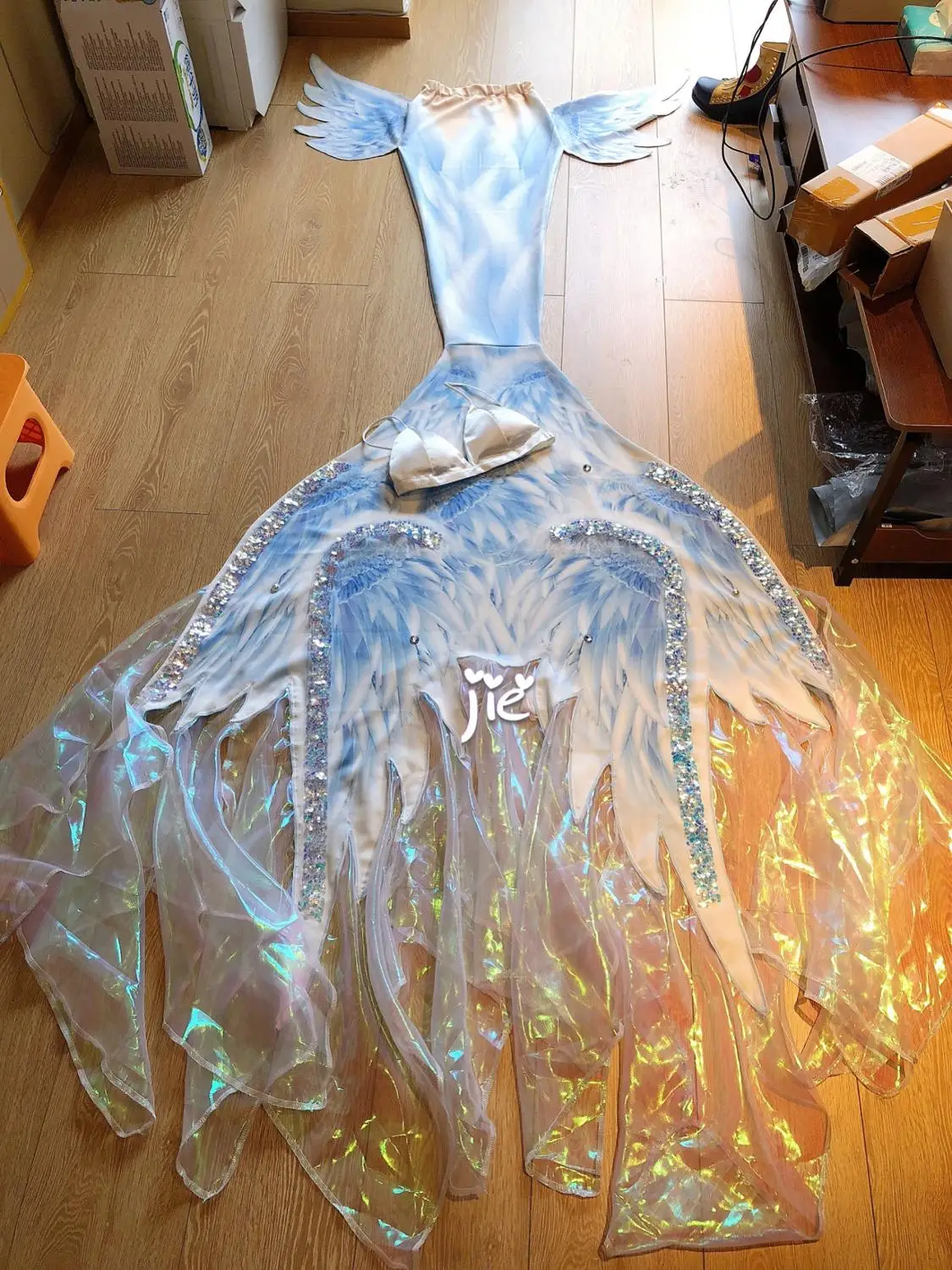 Купальник с крыльями ангела русалки 2020 купальник хвостом для взрослых летний